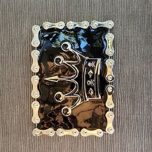 NWT "RARE" 187 INC. CLOTHNG COMPANY CROWN BELT BUCKLE WITH BOTTLE OPENER